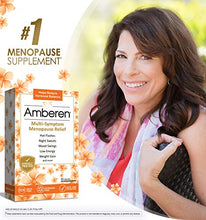 Load image into Gallery viewer, Amberen: Safe Multi-Symptom Menopause Relief. Clinically Shown to Relieve 12 Menopause Symptoms: Hot Flashes, Night Sweats, Mood Swings, Low Energy and More, 3 Month Supply