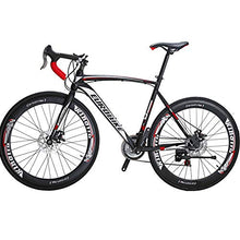 Load image into Gallery viewer, Eurobike OBK XC550 Road Bike 700C Wheels 21 Speed Disc Brake Mens or Womens Bicycle Cycling (Aluminium Rims 2, 54cm)