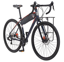 Load image into Gallery viewer, Mongoose Men's Elroy Adventure Bike 700C Wheel Bicycle, Blue, 54cm frame size