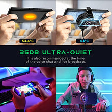 Load image into Gallery viewer, Cell Phone Cooler Black Shark Fun Cooler 2Pro, Cellphone Radiator with LED Temperature Display/Sleep Timer/Fan Speed Settings for 2.63-3.46 inches iOS/Android Semiconductor Heatsink Cooling