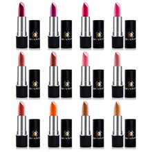 Load image into Gallery viewer, SHANY Slick & Shine Lipstick Set - 12 Matte color Long Lasting & Moisturizing Lip Colors with Vitamin E and Aloe Vera.