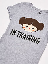 Load image into Gallery viewer, STAR WARS Big Girls Classic in Train Cap Sleeve T-Shirt, Heather Grey, S-7