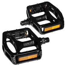Load image into Gallery viewer, XQXA Mountain Bike Pedals, 1 Pair Road Bike Pedals Universal 9/16-inch Lightweight Non-Slip Aluminum Platform Pedal Ultra Sealed Bearing for Road Mountain BMX MTB Bicycle