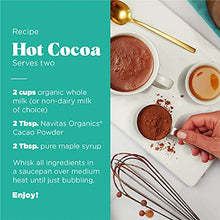 Load image into Gallery viewer, Navitas Organics Cacao Powder, 24 oz. Bag, 45 Servings — Organic, Non-GMO, Fair Trade, Gluten-Free