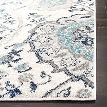 Load image into Gallery viewer, Safavieh Madison Collection MAD600C Bohemian Chic Glam Paisley Runner, 2' 3" x 6', Cream/Light Grey