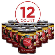 Load image into Gallery viewer, Purina ONE Grain Free, Natural Pate Wet Dog Food, SmartBlend True Instinct With Real Turkey & Venison - (12) 13 oz. Cans