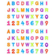 Load image into Gallery viewer, PartyFUN 72PCS Letters Shoes Charms GLOW IN THE DARK Shoes Charms for Clog Shoes & Wristband Bracelet Party Gifts
