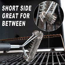 Load image into Gallery viewer, GRILLART Grill Brush Bristle Free & Wire Combined BBQ Brush - Safe & Efficient Grill Cleaning Brush- 17" Grill Cleaner Brush for Gas /Porcelain/Charbroil Grates - BBQ Accessories Gifts for Men