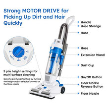 Load image into Gallery viewer, Vacmaster Upright Vacuum Cleaner Power Suction Bagless Vacuum Cleaner Portable Floor Cleaner with 20ft Cord & 13” Cleaning Path for Carpet, Hard Floor and Pet Hair