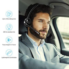 Load image into Gallery viewer, Vont Bluetooth Headset with Microphone, V5.0, Wireless Headset, CVC 6.0 Noise Cancel, Bluetooth Headphones with Mic, Phone Headset, Headsets Suitable for VOIP, Skype, Call Centers, Offices, Trucker