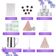 Load image into Gallery viewer, Candle Making Kit, Scented Candles Supplies DIY Gift for Kids, Adults, Beginners, DIY Craft Gift Kits Include Candle Melting Pot, Soy Wax, Centering Devices, Tins, Wicks, Stir Rod & More