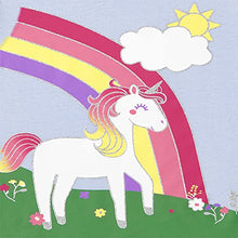 Load image into Gallery viewer, The Children's Place Baby Toddler Girl Short Sleeve Graphic T-Shirt 2-Pack, Unicorn, 12-18 Months