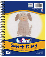 Load image into Gallery viewer, Art Street Sketch Book, Lightweight, 11" x 8-1/2", 100 Sheets