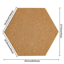 Load image into Gallery viewer, 10 Pack Self-Adhesive Cork Board Tiles Mini Wall Bulletin Board with 50 Multi-Color Push Pins
