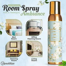 Load image into Gallery viewer, Beautitize Room Spray Air Freshener, 6.34 Fl oz | Odor Eliminator Spray | Air Fresheners for Home Long Lasting | Room Fresheners | For Home, Furniture, Fabrics (White Jasmine)