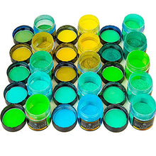 Load image into Gallery viewer, Baltic Day – Mica Powder – 60 Color Jars of Pigment for Soap Making, Epoxy Resin, Paint, Dye, Candle Making, Slime, Bath Bombs, Nail Polish
