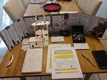 Load image into Gallery viewer, D&D 3D Mage's Tower Battle Map 4-Level 16 Inches Tall Wood Laser Cut with 1" Grid Wargaming Terrain for Dungeons & Dragons, Pathfinder, Warhammer or Other Tabletop RPG