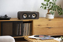 Load image into Gallery viewer, Polk Signature Elite ES30 Center Channel Speaker - Hi-Res Audio Certified and Dolby Atmos & DTS:X Compatible, 1" Tweeter & Two 5.25" Woofers, Dual Power Port for Effortless Bass, Contemporary Walnut