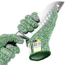 Load image into Gallery viewer, Glove Station The Combat Tactical Knuckle Gloves, Green, M & Ultra Durable Series Cut Resistant Gloves, Green, M