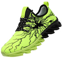 Load image into Gallery viewer, MUOU Men's Road Running Shoes Athletic Sport Lightweight Sneakers for Men and Women (7.5 M US, Green)