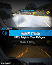 Load image into Gallery viewer, Nilight H11/H9/H8 LED Headlight Bulbs, H11 Low Beam Headlight Bulb 6500k H11 LED Bulb Cool White IP67