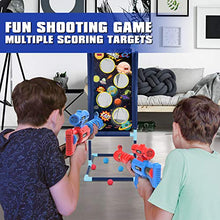 Load image into Gallery viewer, LURLIN Shooting Game Toy for Age 6, 7, 8,9,10+ Years Old Kids, Boys - 2pk Foam Ball Popper Air Guns & Shooting Target & 24 Foam Balls - Ideal Gift - Compatible with Nerf Toy Guns…