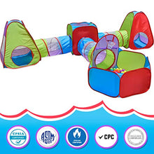 Load image into Gallery viewer, 7 Piece Pop Up Tent with Bonus Play Balls - Play Tents with Tunnels and Ball Pit for Kids - Amazon Exclusive - Sunny Days Entertainment