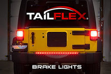 Load image into Gallery viewer, LEDGlow 36" Red TailFlex Tailgate LED Light Bar with White Reverse Lights for Jeep & SUVs - Brake, Running, Turn Signals & Hazard Lights - Flexible Waterproof Strip - Flat 4 Pin Connector