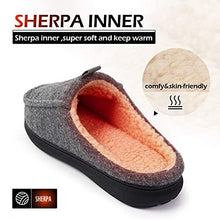 Load image into Gallery viewer, COASIS Men's Comfort Memory Foam Slippers House Shoes Warm Plush Lining for Indoor/Outdoor