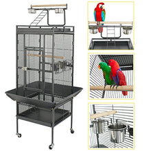 Load image into Gallery viewer, ZENY 61" Pet Bird cage Large Play Top Parrot Cockatiel Cockatoo Parakeet Finch Pet Supply