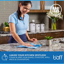 Load image into Gallery viewer, 12" x 12" Buff Pro Multi-Surface Microfiber Cleaning Cloths | Black - 12 Pack | Premium Microfiber Towels for Cleaning Glass, Kitchens, Bathrooms, Automotive, Supplies & Products