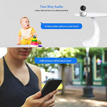 Load image into Gallery viewer, DophiGo 1080P Dome 360 Wireless Baby Monitor Safety Auto Tracking Home Security Surveillance IP Cloud Cam Night Vision Camera (2 Pack Camera)