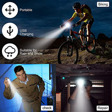 Load image into Gallery viewer, Rechargeable Bike Light Sets,Super Bright Front Headlight and Rear LED Bicycle Lights,650mah Lithium Batteries,4 Light Mode Options (8 Light Set (Total of 8 Lights))
