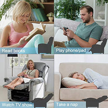 Load image into Gallery viewer, Furniwell Recliner Chair Massage Home Theater Seating Wing Back PU Leather Modern Single Living Room Reclining Sofa with Footrest (Black)