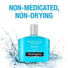 Load image into Gallery viewer, Neutrogena Moisturizing Healthy Scalp Hydro Boost Shampoo for Dry Hair and Scalp, with Hydrating Hyaluronic Acid, pH-Balanced, Paraben & Phthalate-Free, Color-Safe, 12 Fl Oz (pack of 3)