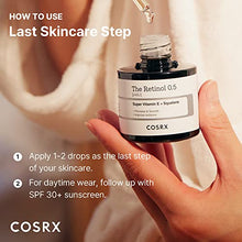 Load image into Gallery viewer, COSRX Retinol 0.5 Oil | Anti-aging Oil with 0.5% Pure Retinol | Reduce Wrinkles, Fine Lines, and Signs of Aging | Not Tested on Animals, No Parabens