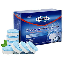 Load image into Gallery viewer, Bathroom Toilet Tank Cleaner 18 Tablets Strong Detergent Ability&Kiisiiso Washing Machine Cleaner Descaler 20 Tablets