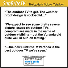 Load image into Gallery viewer, SunBriteTV Outdoor Television | 55-inch Veranda (2nd Gen) 4K UHD HDR LED TV, SB-V-55-4KHDR-BL