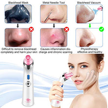Load image into Gallery viewer, Blackhead Remover Pore Vacuum - Electric Blackhead Vacuum Cleaner Blackhead Extractor Tool Device Comedo Removal Suction Beauty Device for Women(Pink)