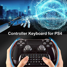 Load image into Gallery viewer, Controller Keyboard for PS4, Gamers Digital Mini Bluetooth Keyboard Chatpad for Playstation 4 for DualShock Controller, Used to Chat with Playes in Games…