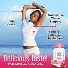 Load image into Gallery viewer, Collagen Gummies for Hair, Skin & Nail Health | 3 Month Supply Vegan Collagen Gummies | Sugar Free | Plant Based Collagen Supplement w/ Lysine Vitamin A, C, Alma Fruit Complex | Animal Peptide