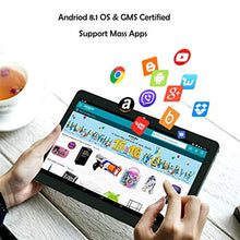 Load image into Gallery viewer, Android Tablet 10 Inch, 3G phablet PC, 16GB, Android 8.1 Go Tablets with Dual SIM Card Slots, GMS Certified, WiFi, Bluetooth - Black