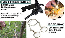 Load image into Gallery viewer, Emergency Survival Kit With First Aid - Gear, Cool Gadgets, Tools For Men, Women. Hiking, Camping, Fishing, Hunting Accessories. Link Molle Pouch To Bag, Backpack. Best Military Equipment, Supplies