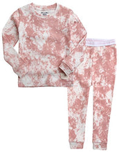 Load image into Gallery viewer, VAENAIT BABY Kids Girls 100% Cotton Sleepwear Pajamas 2pcs Set Prism Pink 2XL