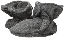Load image into Gallery viewer, Hudson Baby Unisex Cozy Fleece Booties, Dark Gray, 6-12 Months