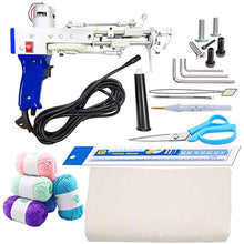 Load image into Gallery viewer, BLBO Tufting Gun,Cut Pile and Loop Pile 2in1 Dual-Use rug gun rug making kit,Embroidery Machine punch needle kit DIY Efficient Hand-Held Knitting Machine 5-45 Stitches/Sec(Tufting Gun kit Adjustable)