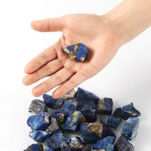 Load image into Gallery viewer, Bingcute 1lb Bulk Raw Rough Lapis Lazuli Stones Raw Natural Stones for Tumbling,Cabbing,Polishing,Wire Wrapping,Gem Mining, Wicca and Reiki Crystal Healing-Large 1"-1.5"