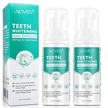 Load image into Gallery viewer, 2Pcs Toothpaste Whitening Foam,Citrus Baking Soda Toothpaste,Ultra-fine Mousse Foam Deeply Cleaning Gums,Stain Removal,Easy to Use, Oral Care-Toothpaste Replacement Natural Mouth Wash Water (2 x 60ml)