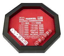 Load image into Gallery viewer, Farkel Rolling Tray Set with Deluxe Rolling Tray, 2 Sets of Dice, & Score Pad