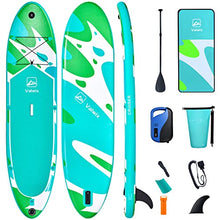 Load image into Gallery viewer, Valwix Inflatable Stand Up Paddle Board with High Pressure Electric Pump & Sports Camera Holder, 11' x 32" x 6" All Around Paddleboard, Wide Stance SUP 350lbs Max. Load